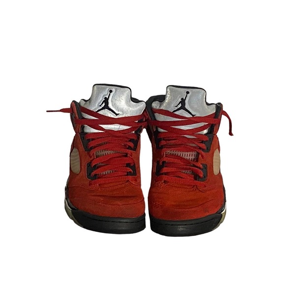 Nike Air Jordan 5 Retro Raging Bulls 2021 Size 8.5 DD0587-600 Red Black Silver V